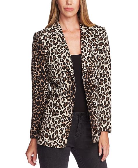 leopard print blazer macy's.